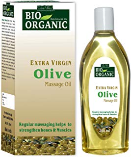 Indus Valley Bio Organic Extra Virgin Olive Massage Oil 200ml