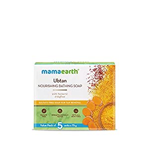 Mamaearth Ubtan Nourishing Bathing Soap With Turmeric & Saffron