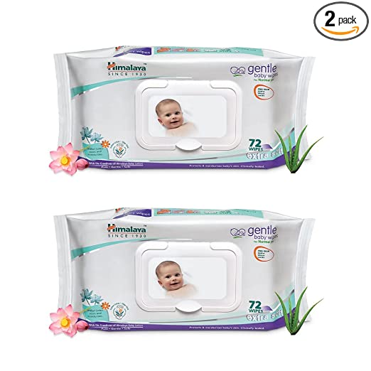 Himalaya Gentle Baby Wipes - 72 Pieces