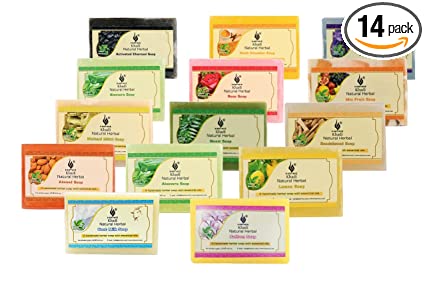 Khadi Natural Herbal Soap Combo - 14 Pieces