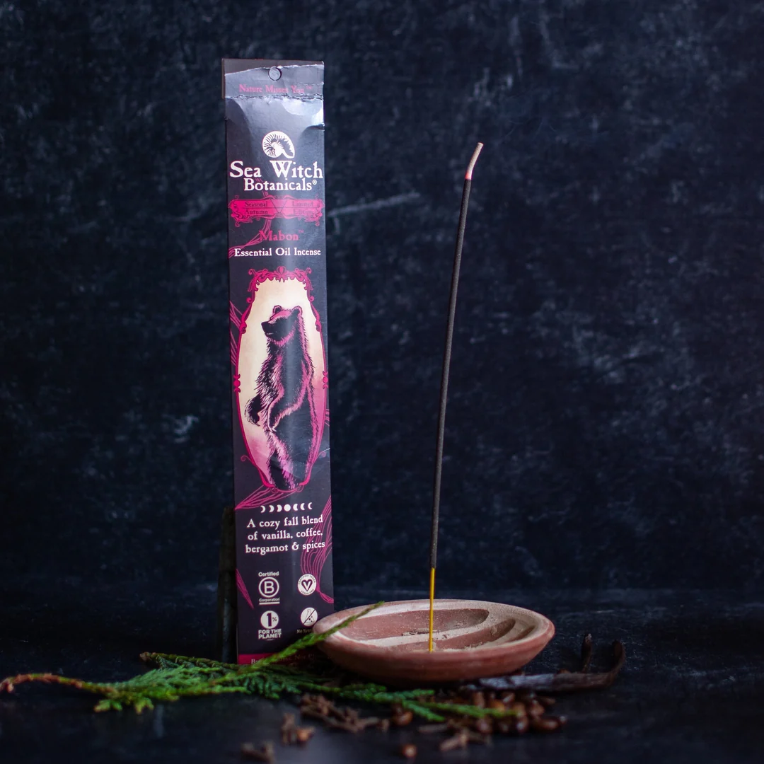 Mabon Incense: with All-Natural Coffee, Vanilla, Bergamot, & Spices